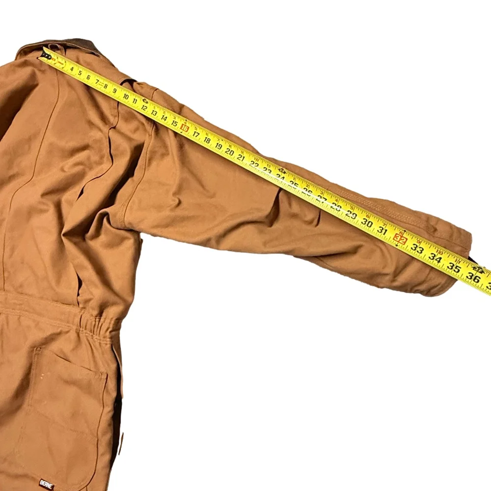 Men's BERNE. Brown XL Brown Insulated Coveralls